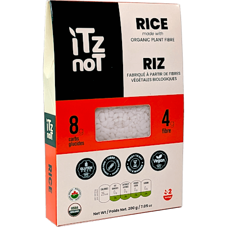 iTz noT Rice Made with Organic Plant Fibre